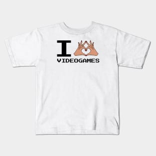 I Love Video Games Kids T-Shirt